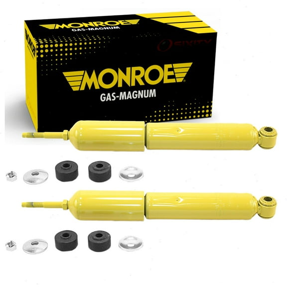 2 pc Front Shock Absorbers compatible with Ford F-250 Super Duty 1999-2020