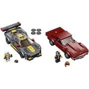 LEGO Speed Champions Chevrolet Corvette C8.R Race Car and 1969 Chevrolet Corvette 76903 Building Toy (512 Pieces)