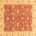 thumbnail image 1 of Ahgly Company Indoor Square Oriental Brown Traditional Area Rugs, 5' Square, 1 of 4