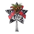 thumbnail image 2 of Adorno Para Árbol De Navidad De 20Cm, Adornos Navideños, Estrella Superior De Árbol De Hierro Forjado Para Decoración Del Hogar matsuzay HA045228-01, 2 of 6
