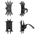 thumbnail image 2 of Soporte para teléfono de bicicleta Soporte de soporte GPS para bicicleta de motocicleta de silicona (negro) Likrtyny  Libre de BPA, 2 of 4