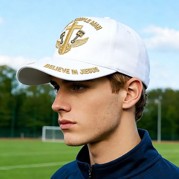 Gorra de béisbol ajustable clásica baja con estampado sin estructura para hombre y mujer