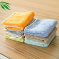 thumbnail image 2 of Nvzi Toallas de baño de 6 piezas, 27,56 x 55,12 pulgadas, toalla absorbente gruesa de vellón coral, ligera, de secado rápido para su baño (azul), 2 of 5