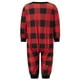 thumbnail image 4 of Pijamas navideños familiares a juego, camiseta de manga larga con estampado de árbol y pantalones a cuadros. Ropa de dormir para estar en casa., 4 of 10