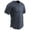 GRAPHITE, variant on RELIEVER Full Button Baseball Jersey - GREY BODY - S