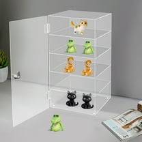 5 Tiers Acrylic Display Case, Clear Countertop Display Case, Acrylic Display Box