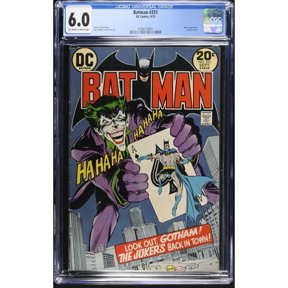 Batman #251 - CGC 6 Comic Book