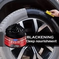 thumbnail image 4 of Homenest 1Pcs Tire and Trim Restorer Paste Black Plastic Renewal Gel Automotive Rubber Protectant for Car Exterior Interior Bumpers Moldings, 4 of 9