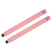 2pcs Stylus Pens for Touch Screens Hexagon Crayon Stylus Pen Universal Capacitive Stylus Pink