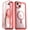 Pink, variant on Poetic Guardian MagPro Case for iPhone 15 Plus 6.7 Inch,[Compatible with MagSafe][20 FT Mil-Grade Drop Tested] Full-Body Shockproof Rugged Clear Cover with Built-in Screen Protector, Green/Clear