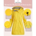 thumbnail image 2 of URBAN REPUBLIC Woman's Raincoat - Waterproof Slicker Shell Rain Jacket (S-XL), 2 of 7