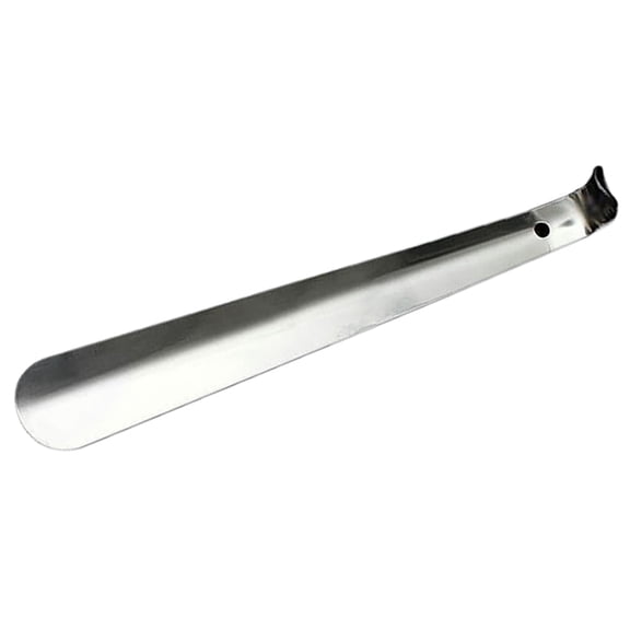 Toyeng 1PC Handle Comfort Grip Shoe Horn, Stainless Steel Shoehorn for No-Bending Shoe Wearing, Ideal for Seniors, Pregnant & Elderly, Silver