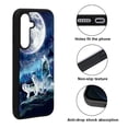 thumbnail image 2 of WIRESTER Shockproof Soft Rubber Cover Case for Samsung Galaxy A16 5G 6.7", Wolf Pack Moon, 2 of 5