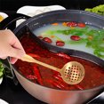 thumbnail image 5 of WEUVEB Golden Slotted Spoon, Large Capacity, Kitchen Use, Stainless Steel, 2Pcs, 5 of 9