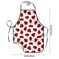 thumbnail image 2 of Sikiie Ladybug And Heart Aprons for Kitchen Cooking Aprons, Chef Apron for Men Women Chef, 2 of 7