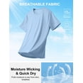 thumbnail image 5 of COOFANDY 3 Pack Men' Athletic T-Shirts Short Sleeve - Quick Dry Moisture Wicking Workout Shirts for Running, 5 of 6