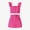 Red, variant on Musuos Toddler Girls 2Pcs Summer Outfits 2-6T Ruffle Sleeveless Tank Tops + Belted Skirt Set Baby Clothes