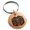 Rose, variant on Stainless Steel Letter Q Initial 3D Cube Box Monogram Engraved Small Medallion Circle Charm Keychain Keyring