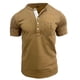 thumbnail image 2 of pstuiky Camisas de manga corta para hombre, Camisa formal con estampado de color para hombre, blusa con cuello vuelto, camisa de manga corta, blusa con cuello vuelto ropa de hombre xl, 2 of 5