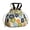 Geometric Flower and, variant on Geometric Flower and Sunburst Gray Drawstring Insulated Lunch Bag for Women, Stain-Resistant Large Lunch Tote with Multi-Pockets for Work Office