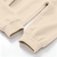 thumbnail image 7 of Women's 2 Piece Outfits Fall Winter Jogger Suits Long Sleeve Crop Tops and Sweatpants Comfy Loungewear Sets with Pockets Casual Tracksuit Beige, 7 of 7