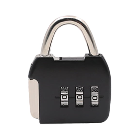 INC 3-Digit Password Padlock Multi-purpose Anti-theft Precise Luggage Zinc Alloy Dial Digits Combination Padlock for Backpacks, Locker, Drawers, Toolkit and Cabinets