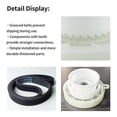 thumbnail image 4 of W10721967 Washer Pulley Clutch Kit, W10006384 Washer Drive Belt Replacement Kit Compatible for, 4 of 5