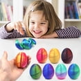 thumbnail image 6 of Darzheoy 3D Printed Spiral Egg Fidget Toy Pass Through Stress Relief Desk Toy Fidget Ball Relax Anxiety Toy for Kids Girls Boys Easter Basket Stuffers Party Favors Gifts, 6 of 6