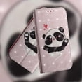 thumbnail image 5 of Compatible With Xiaomi Redmi 10c Cover Magnetic 3d Pattern Wallet Flip Case With Strap - Cute Panda, 5 of 5