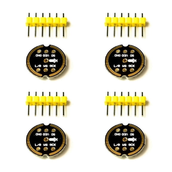 INMP441 Omnidirectional Microphone Module MEMS High Low Power Consumption I2S Interface for ESP32 (4PCS)