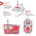 thumbnail image 2 of Arevo ARV-1003 Twirl Wet Spin Mop & Bucket System for Floor Cleaning, 2 of 4