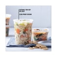 thumbnail image 6 of Pactiv Newspring DELItainer Microwavable Container, 32 oz, 4.55 Diameter x 5.55 h, Clear, Plastic, 240/Carton, 6 of 7