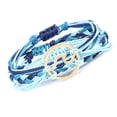 thumbnail image 2 of Minnieouse Pulseras de amistad bohemias, trenzada ajustable, de joyería, de cuerda, cuerda de mano, decoración Bohemia para amante Ropa, zapatos y accesorios Miscelánea Cielo azul Minnieouse AP009516-05, 2 of 6