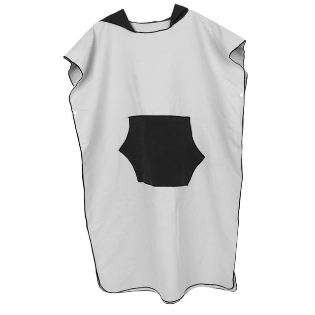 Toalla poncho para cambiarse de surf Zulema Traje cambiador de surf gris