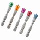 thumbnail image 2 of 5 Pieces Single Head Cross Screwdriver Bits, Carbide Cemented, Magnetic Electric Screwdriver Bits, 5 Colors Available, 2 of 4