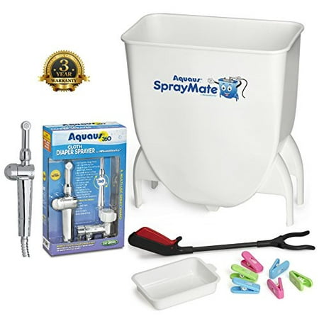 Aquaus SprayMate & Aquaus 360 Premium Diaper Sprayer for Toilet