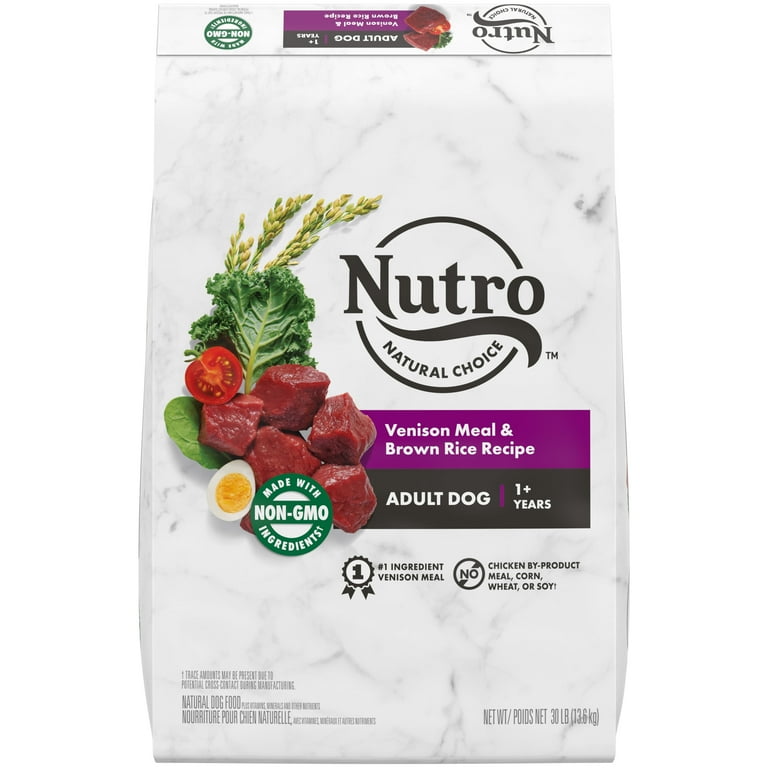 Nutro venison dog food sales