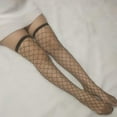 thumbnail image 4 of AMERTEER 1 Paire de Bas Cuisse pour Femmes Bas Résille avec Strass Grands Collants Résille, 4 of 6