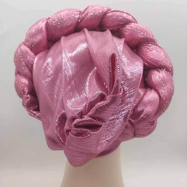 Ludlz Women African Twist Knot Headwrap Turban Pre-Tied  display picture 3
