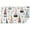 White Christmas Gnome, variant on White Christmas Gingerbread Man Pattern Rectangle Tablecloth 60"x102",Waterproof Polyester Rectangle Table Cloth, Wipeable Spillproof Polyester Tablecloth for Dining, Camping, Indoor and Outdoor