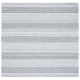 thumbnail image 4 of SAFAVIEH Marbella Fisher Striped Area Rug, Ivory/Grey, 8' x 10', 4 of 9