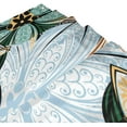thumbnail image 3 of Ethnic Flowers Bath Shower Curtain Liners - 60x72in - 100% Polyester - Waterproof Bath Curtain with C-Shaped Hooks for Bathroom Decoration 1 Panel, 3 of 5