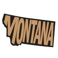 thumbnail image 2 of Art Licensing Studio 12x12 White Modern Wood Framed Museum Art Print Titled - Montana, 2 of 4