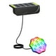 thumbnail image 2 of Lámpara solar para piscina RGB, lámpara de jardín para exteriores, luz solar impermeable, linterna LED con control remoto, luz solar de plástico, 2 of 9