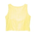 thumbnail image 7 of Striped Button Front Cotton Linen Reversible Crop Top for Women Sleeveless Round Neck Striped Button Front Tank Top Ideal for Office and Outing Wear, 7 of 7