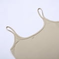 thumbnail image 7 of Hpapadks Tank Top for Women Knitted Bottoms Slim Solid Color Short Vest Tops Camisole Tops for Women Beige L, 7 of 7