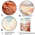 thumbnail image 3 of Designart "Canyon Drift In Desert Dreams" Minimalism Canvas Prints, 3 of 7