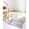 thumbnail image 4 of Easter Kitchen Dish Towels for Drying Dishes Set of 2, Watercolor Gnomes Eggs Flowers Butterflies Purple Plaid Waffle Weave Microfiber Hand Tea Bathroom Towels Quick Dry & Absorbent Towel 12x12, 4 of 7
