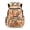 Basketball Capybara, variant on Blue Fish Camo Kids School Backpack for Boys Girls 17 Inch Multi-Pocket Water-Resistant Polyester Bookbag Lightweight Large Capacity Bag for Back to School, Travel, Hiking