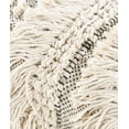 thumbnail image 6 of Hauteloom Tugbong Entrway Bench, Bedroom Bench - Cotton - Cream, White, Off White - Tassel - 18" x 32" x 16", 6 of 10